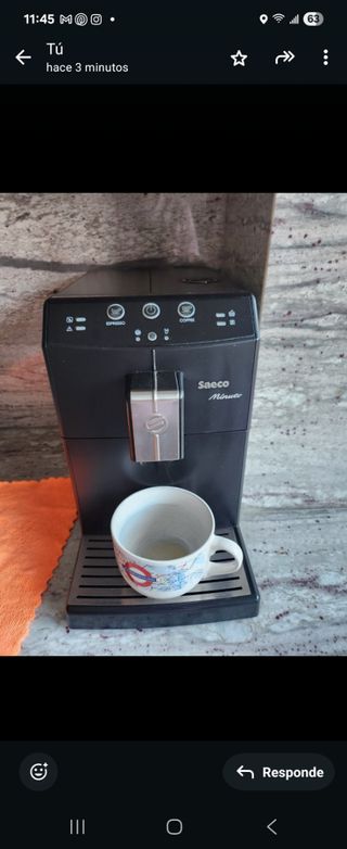 Cafetera Saeco Minuto