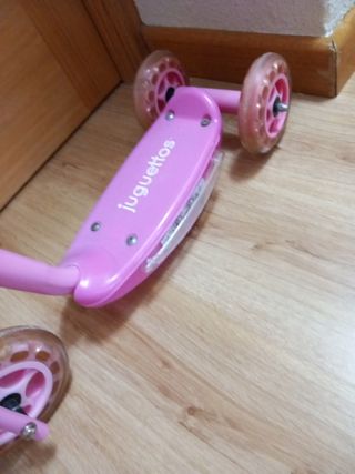 Patinete infantil Juguettos rosa