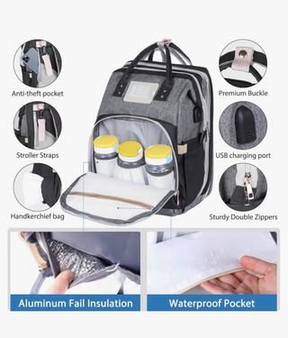 Mochilas de Pañales con portatil cambiador
