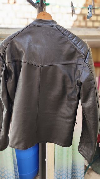 Chaqueta cuero mototecnica