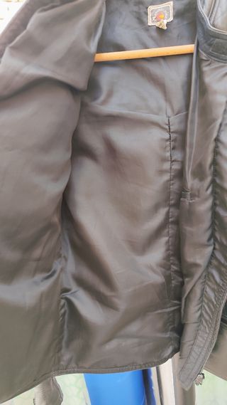 Chaqueta cuero mototecnica