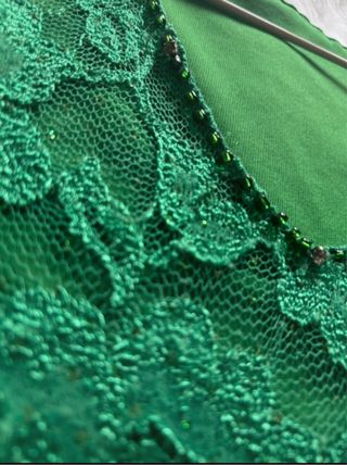 Vestido fiesta verde