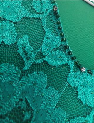Vestido fiesta verde