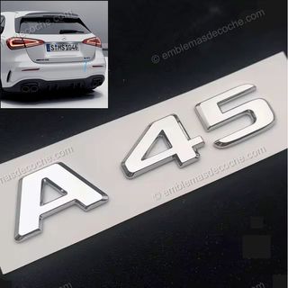 Emblema Logo A45 para porton trasero Mercedes Benz