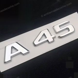 Emblema Logo A45 para porton trasero Mercedes Benz