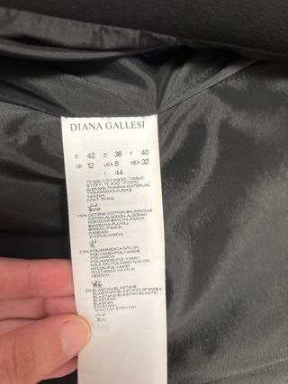 Chaqueta Diana Gallesi - Negra y Blanca