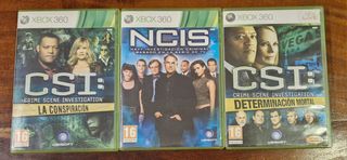 🇪🇦 3 juegos Xbox 360: CSI & NCIS