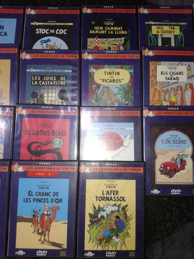TINTÍN, 19 DVDS, EN CATALÁN, M