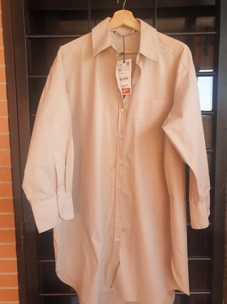 Camisa Zara beig XS