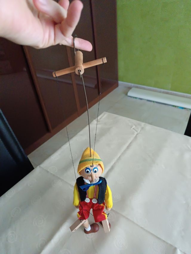 Marioneta Pinocho madera Medidas son del muñeco
