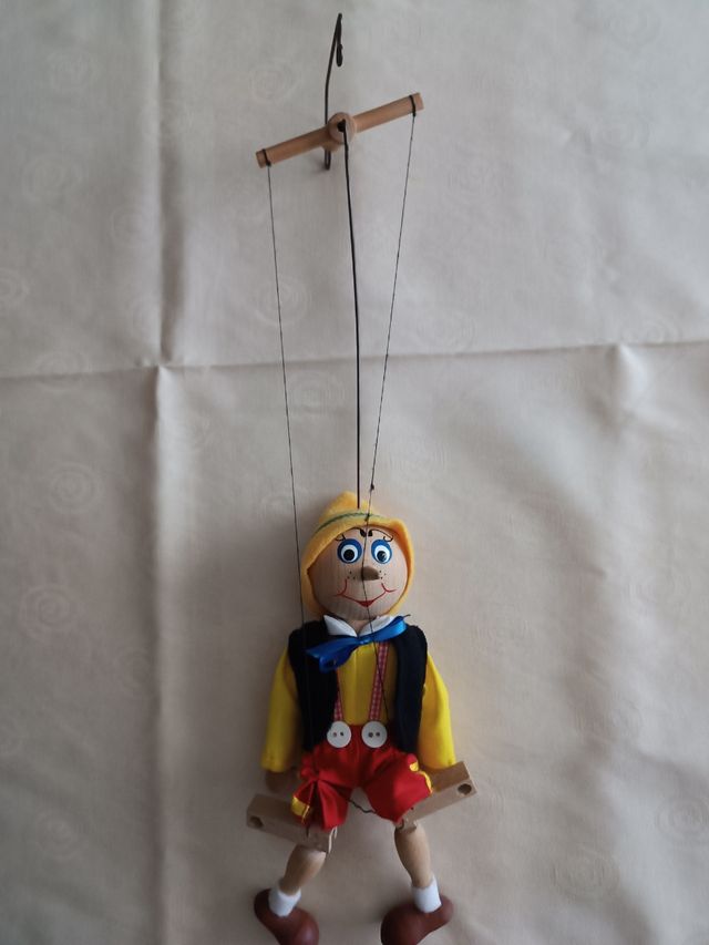 Marioneta Pinocho madera Medidas son del muñeco