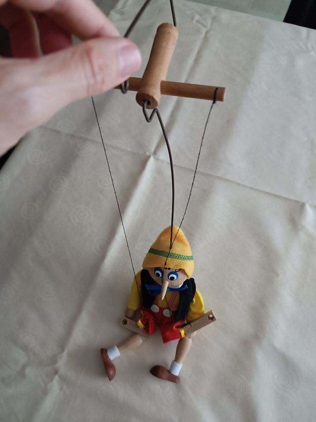 Marioneta Pinocho madera Medidas son del muñeco