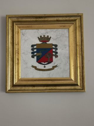 Quadro marmo inciso - Stemma