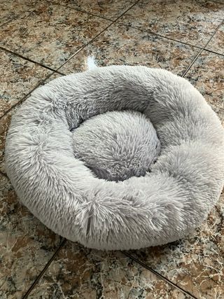 Cama redonda para gato - Gris