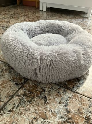Cama redonda para gato - Gris