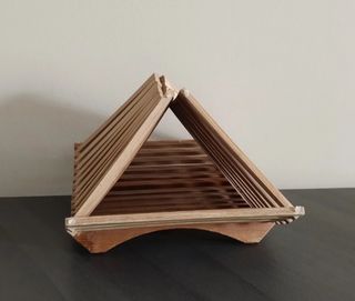 Portafrutta legno pieghevole