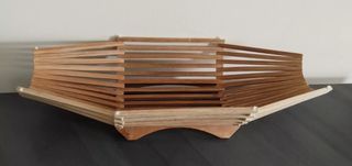 Portafrutta legno pieghevole