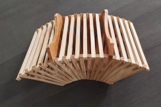 Portafrutta legno pieghevole