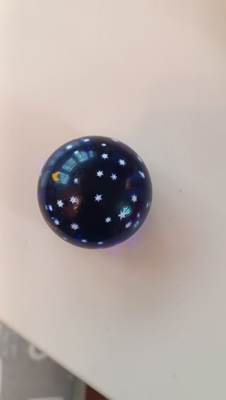 Fermacarte Murano stelle blu