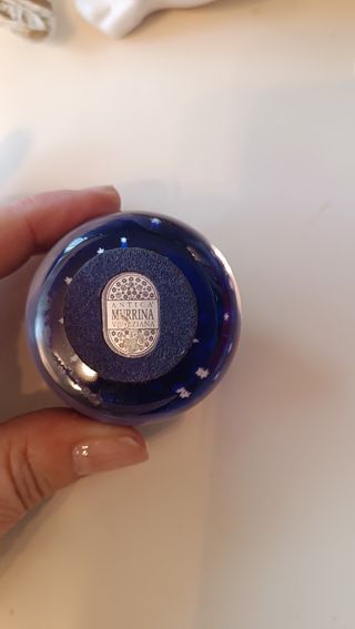 Fermacarte Murano stelle blu