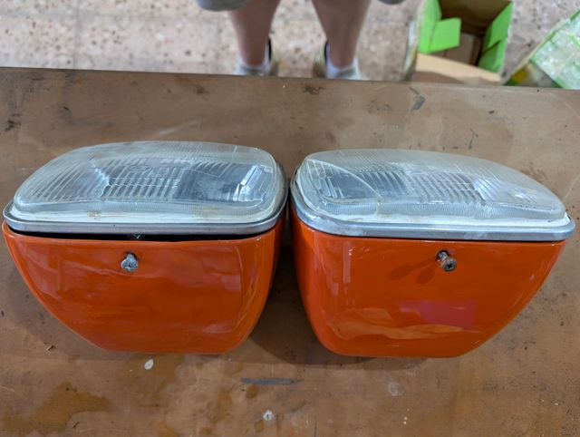 Faros cuadrados Citroen 2 CV -  2 uds.