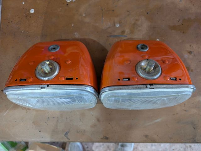Faros cuadrados Citroen 2 CV -  2 uds.