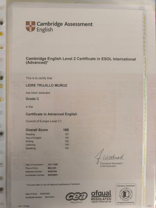Certificados Cambridge English