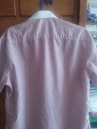 Camisa Mirto rayas rojas y blancas