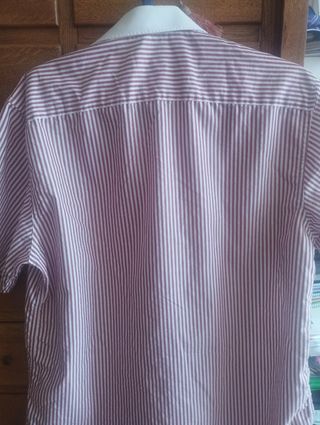 Camisa Mirto rayas rojas y blancas