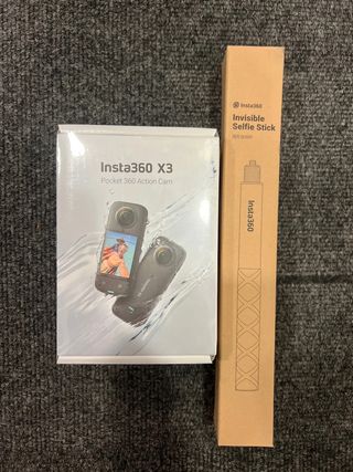 Insta360 X3 Cámara 360º + Selfie Stick