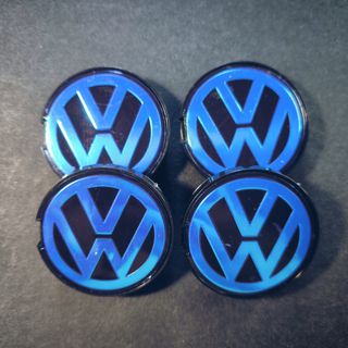 4 TAPABUJES VW 55mm - EMBLEMA LLANTAS VOLKSWAGEN