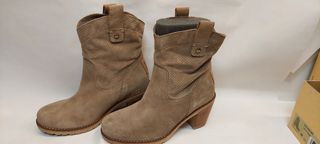 Botines Panama Jack beige mujer