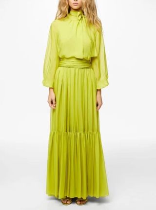 Vestido Carolina Herrera verde talla S