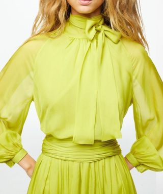 Vestido Carolina Herrera verde talla S
