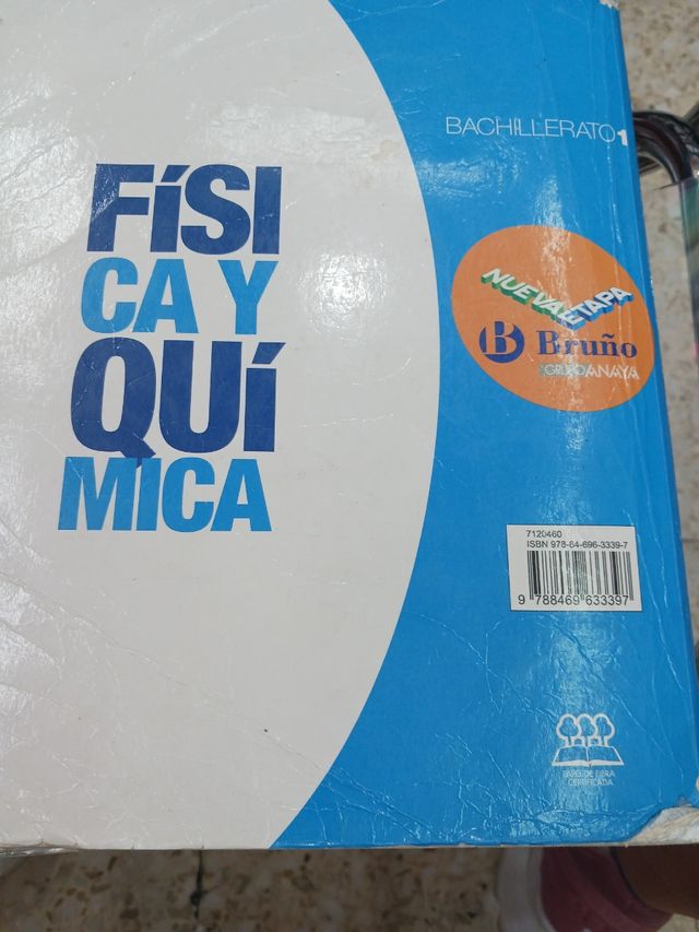 Física y Química 1 Bachillerato Nueva etapa Bruño