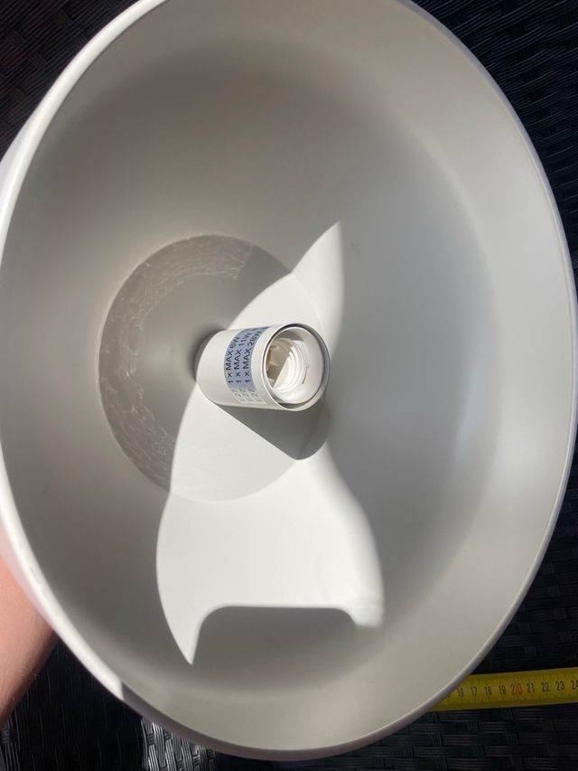 Lámpara techo blanca moderna