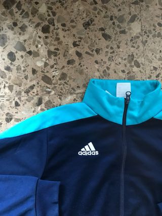 Sudadera Adidas azul turquesa