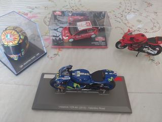 Miniaturas Motogp y Rally. V. Rossi y S.Loeb