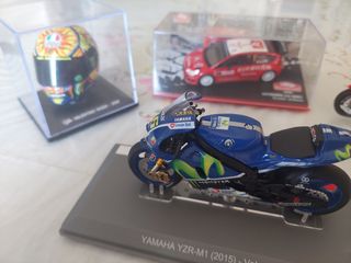 Miniaturas Motogp y Rally. V. Rossi y S.Loeb