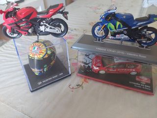 Miniaturas Motogp y Rally. V. Rossi y S.Loeb