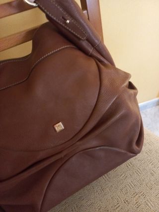 Bolso Purificación García marrón