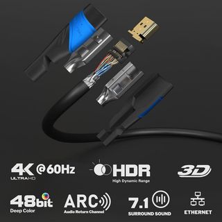 Cable HDMI 4K KabelDirekt 10m