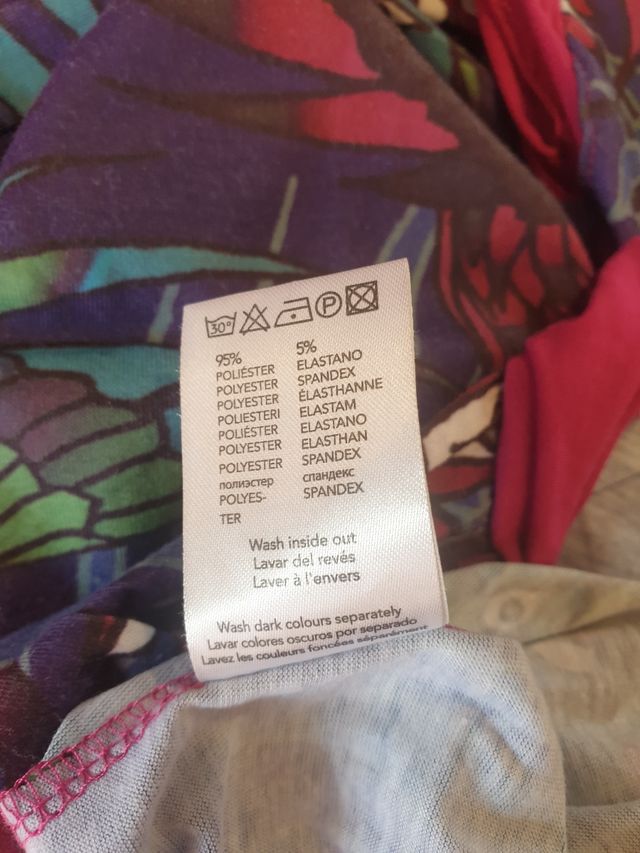 Vestido corto verano - azul, morado