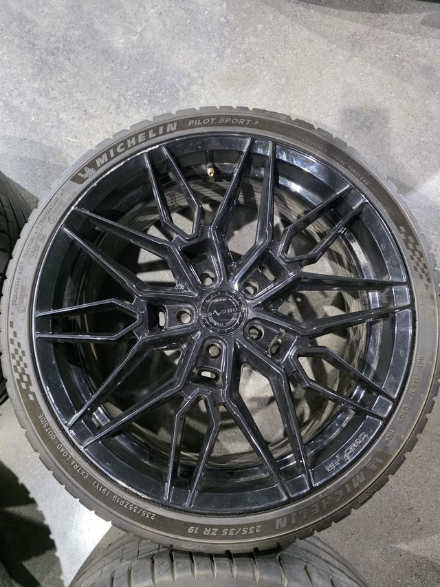 Llantas Concaver CVR4 Black 8x19" ET40 5x114.3