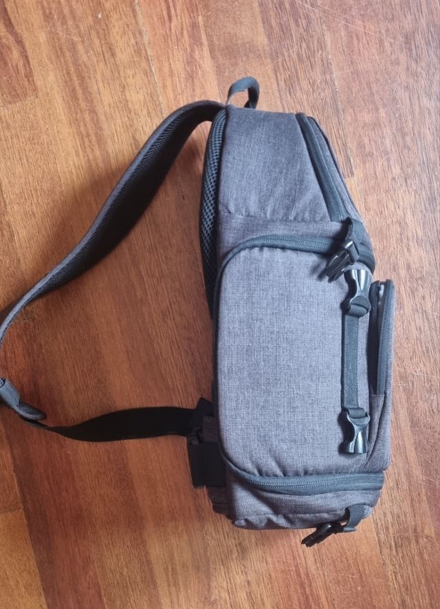 Mochila bandolera cámara