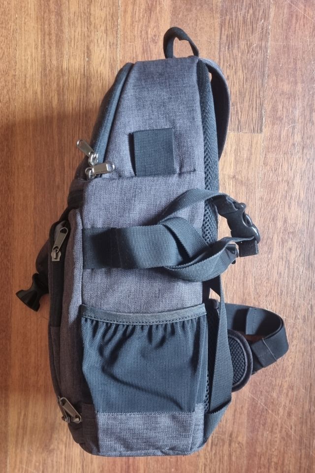 Mochila bandolera cámara