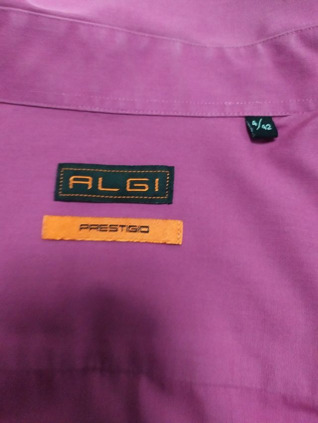 Camisa rosa hombre talla L