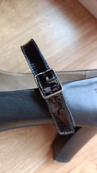 Zapatos Wonders Piel Negro 38