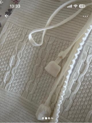 Saco capazo bebé punto