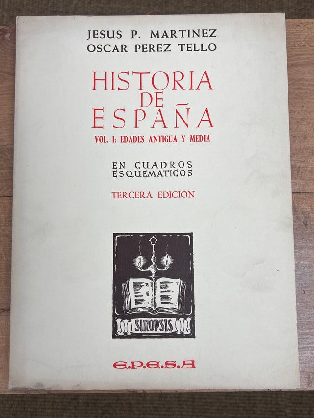 LIBRO HISTORIA DE ESPAÑA VOL:1